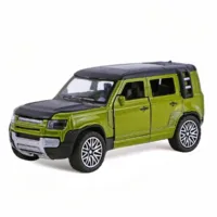 Zubblo Toy Defender 110 Die-Cast Model Car | 1:24 Scale Metal SUV Toys | Pull Back Action| Openable Doors Bonnet & Boot | Collectible Car Toy for Kids & Adults