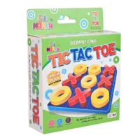 Zubblo Tic Tac Toe Board Game | Classic Strategy Puzzle for Kids & Adults | Travel-Friendly Fun for All Ages (Pack of 2)