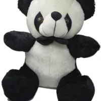 Plush Bow Panda Soft Toy – Adorable Stuffed Panda Teddy for Birthdays, Valentine’s Day & Baby Showers (Size: 32 cm)