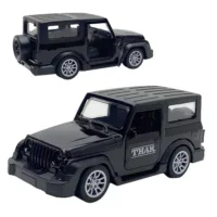 Thar Model Car Toy with Pull Back Action & Openable Front Doors – Multicolour Car Toys for Boys/Girls 3+ Years | Design for Fun & Creative Play