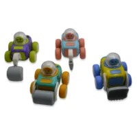 Pull Back space Construction Vehicle Toys for Kids,  Pack of 4, Multicolour