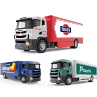 Die-Cast Container Transport Truck Model, Car Team Advanced Speed