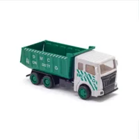 Zubblo Highway Pull Back Truck Toy for Kids – Dumper & Garbage Delivery Truck | Durable Pull-Back Mechanism | Safe & Educational Toy for Boys & Girls Age 3+ | Birthday Gift For Kids