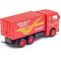 Zubblo Bharat Post Highway Delivery Truck Toy – Pull Back Vehicle for Kids | Durable Red Delivery Truck | Safe & Educational Toy for Boys & Girls Age 3+ |  Birthday Gifts for Kids