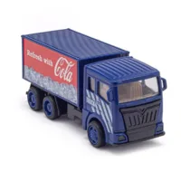 Zubblo Highway Toy Truck Pull Back for Kids – Cola Delivery Container Truck | Durable ABS Plastic | Opening Back Door | Educational Vehicle Toy for Boys & Girls Age 3+