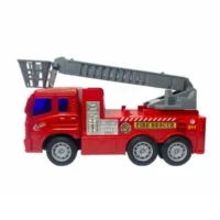 Zubblo® Mini Metal Fire Truck – Realistic Die-Cast Friction Powered Fire Engine Toy for Toddlers & Kids (3+ Years) (Assorted)